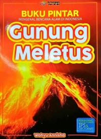Buku pintar mengenal bencana alam di indonesia : gunung meletus