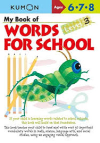 Image of My book of words for school ages 6.7.8 level 3